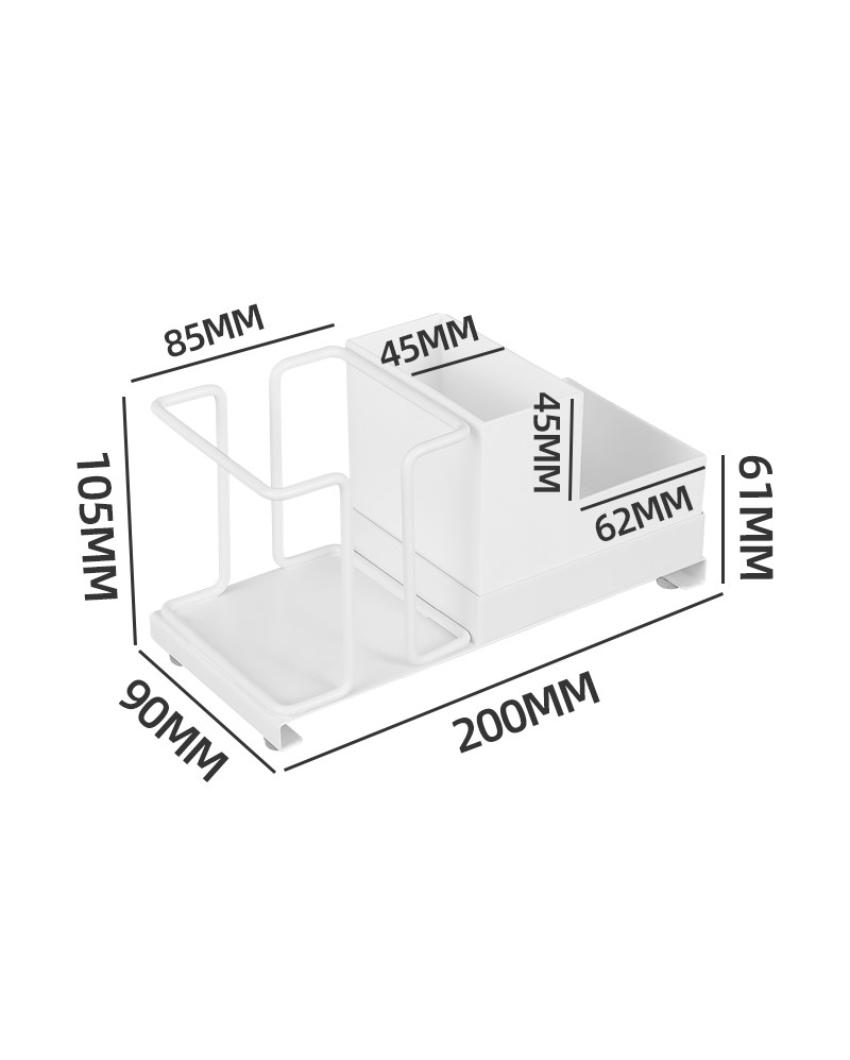 Carbon Steel Paper Cup Storage Organizer | 8 x 4 x 4 inches