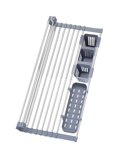 Expandable Roll Up Dish Drying Rack | 23 x 13 inches