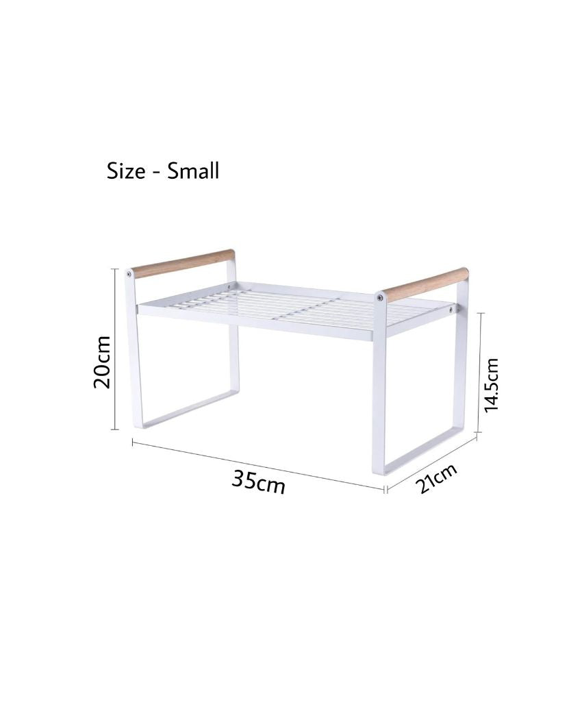 Timeless Metal Countertop Riser Table | 14 x 8 x 8 inches