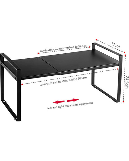 Expandable Steel Table Riser Organizer | 25 x 8 x 9 inches