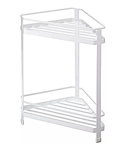 Multi-Purpose Petite Corner Carbon Steel Storage Shelf