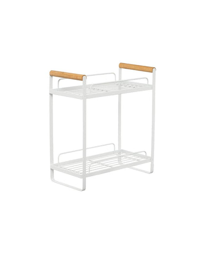 Compact 2-Tier Countertop Organizer Rack | 10 x 5 x 11 inches