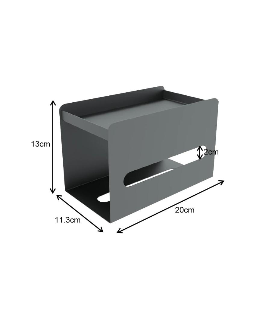 Premium Plastic Tissue Paper Holder | 8 x 4 x 5 inches