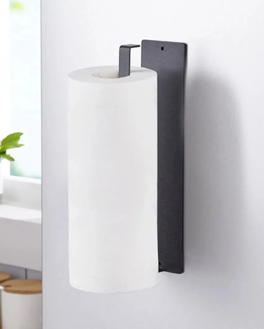 Magnetic Single Carbon Steel Tissue & Towel Holder