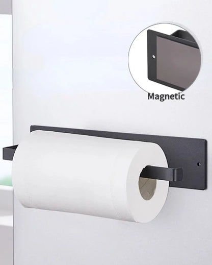 Magnetic Single Carbon Steel Tissue & Towel Holder