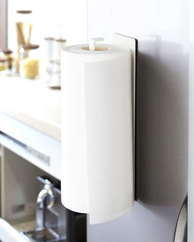 Innovative Magnetic Metal Single Tissue Roll Holder White