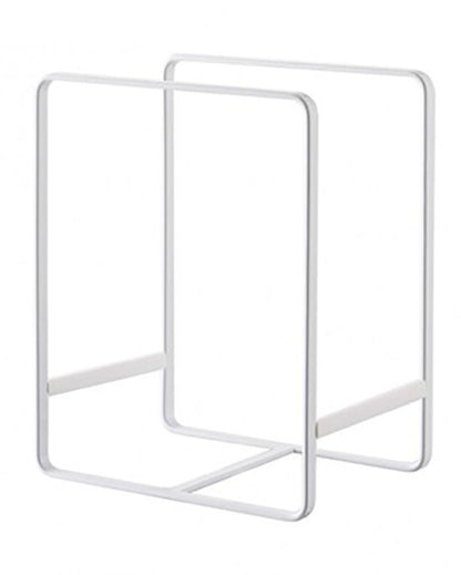 Majestic White Metal Plate Stand 6 Inches