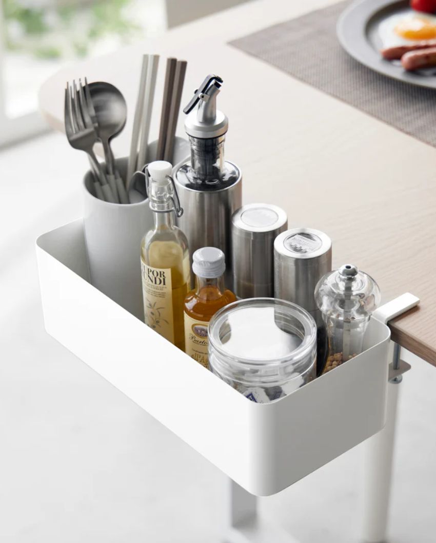 Clutter-Free Hanging Desk Organizer Rack | 12 x 7 x 4 inches