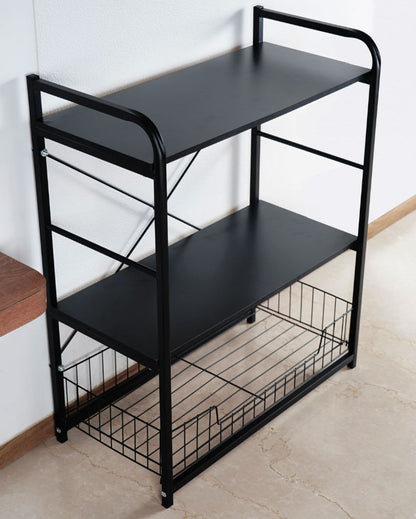 Versatile Multi-Purpose Storage Trolley | 24 x 14 x 37 inches