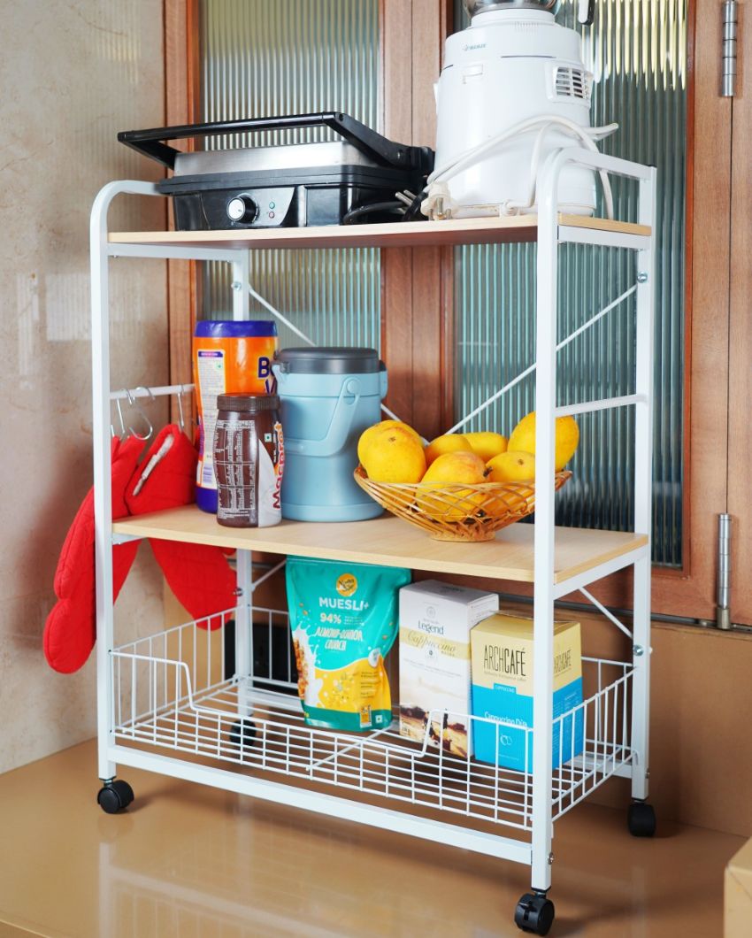 Versatile Multi-Purpose Storage Trolley | 24 x 14 x 37 inches