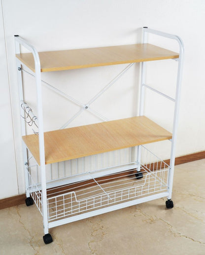 Versatile Multi-Purpose Storage Trolley | 24 x 14 x 37 inches