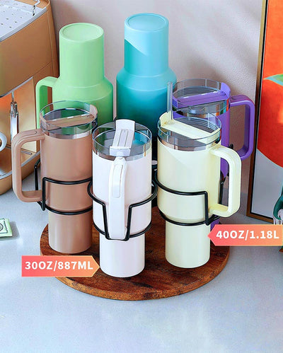 Multipurpose Rotating Cups and Tumblers Stand | 12 x 8 inches