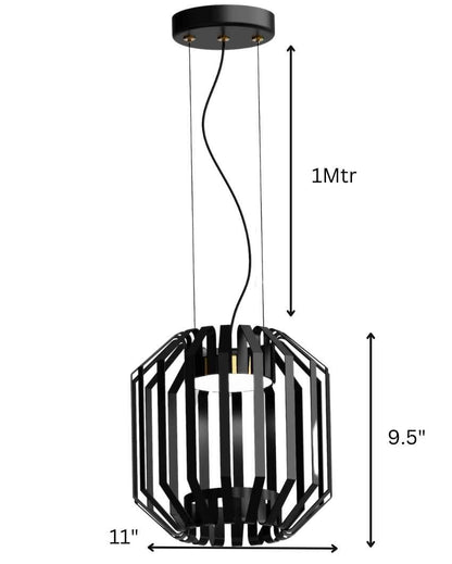 Modern Prism Cube Pendant Light Lamp | 8 x 8 inches