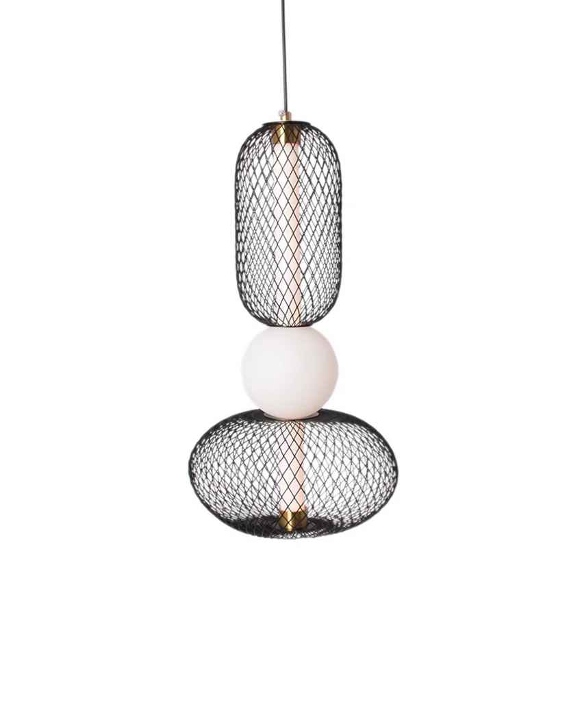 Unique Lattice Glow Pendant Lamp | 9 x 19 inches