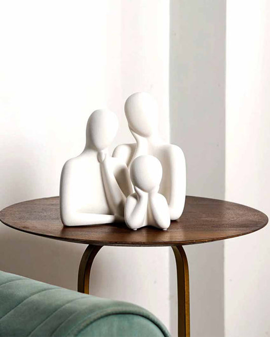 Wholeness Trio Embracing Family Sculpture | Set Of 3