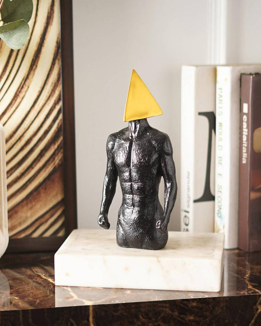 Geometric Marvel Muscle Craft Accent Resin Showpiece