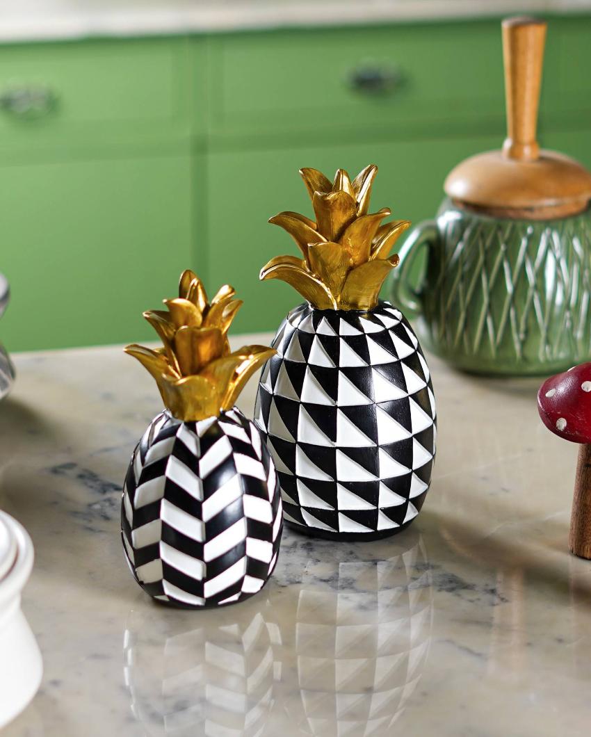 Artisanal Pineapples Resin Showpiece