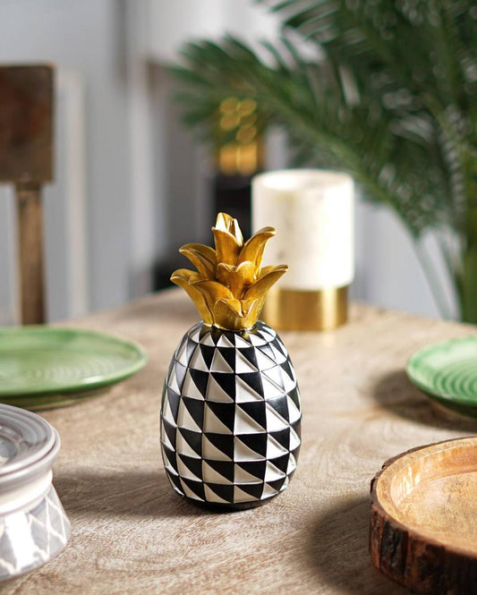 Artisanal Pineapples Resin Showpiece