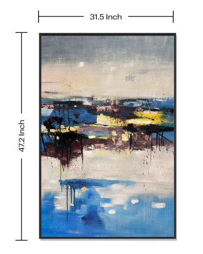Riverdale Canvas Nora Wall Painting | 24 x 24 inches , 32 x 47 inches