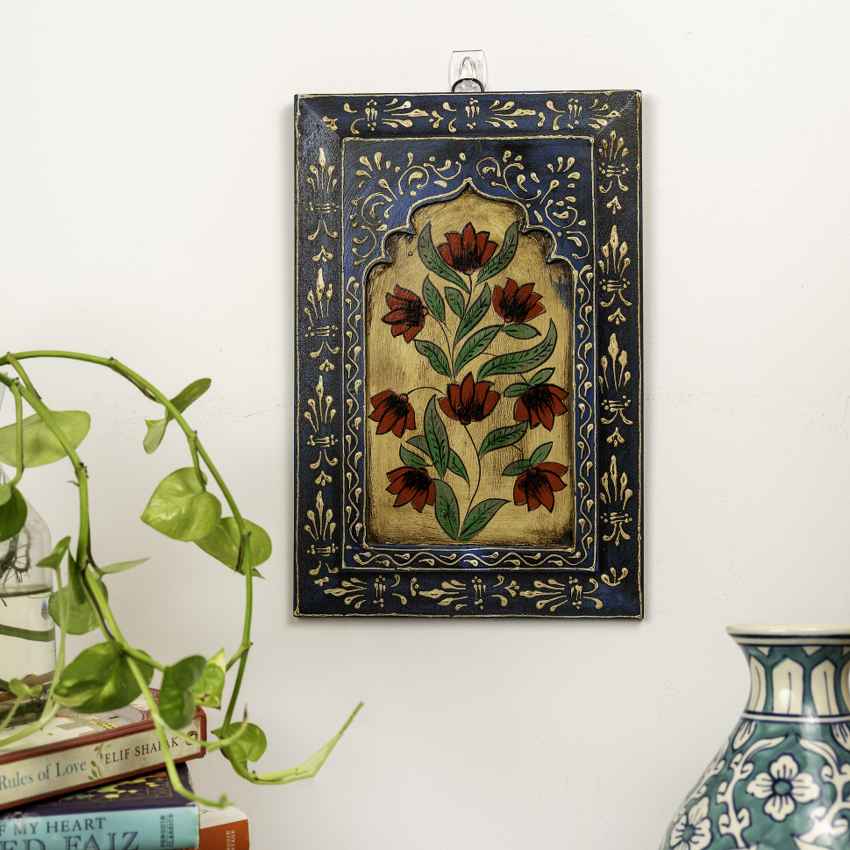 Artistic Hand-Painted Wooden Wall Frame | 12 x 8 inches