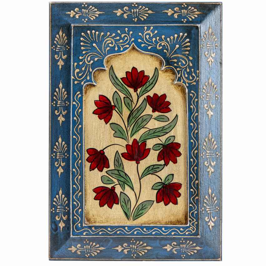 Artistic Hand-Painted Wooden Wall Frame | 12 x 8 inches