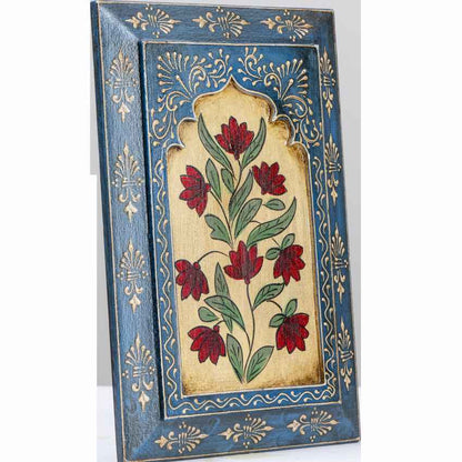 Artistic Hand-Painted Wooden Wall Frame | 12 x 8 inches