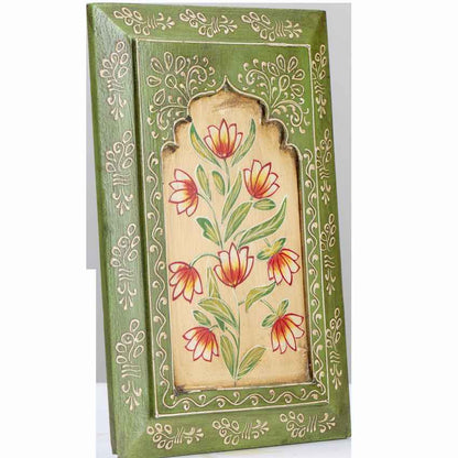 Artistic Hand-Painted Wooden Wall Frame | 12 x 8 inches