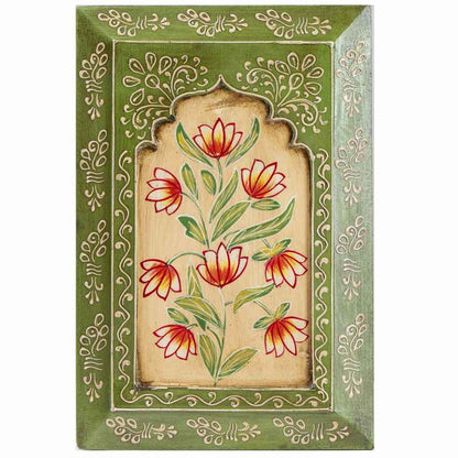 Artistic Hand-Painted Wooden Wall Frame | 12 x 8 inches