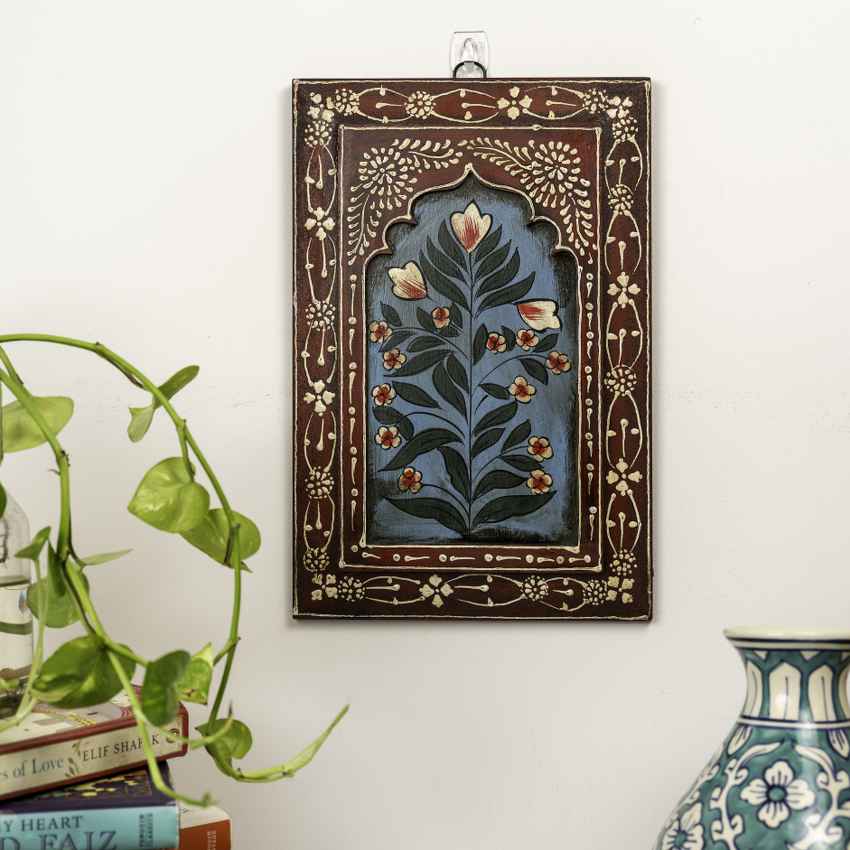 Artistic Hand-Painted Wooden Wall Frame | 12 x 8 inches