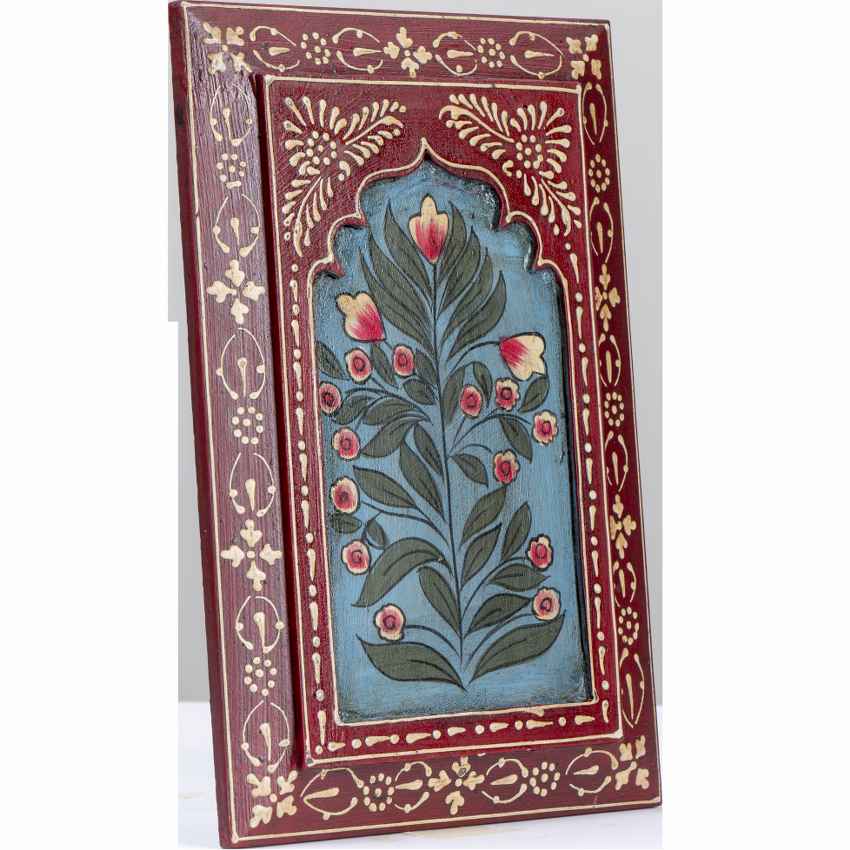 Artistic Hand-Painted Wooden Wall Frame | 12 x 8 inches