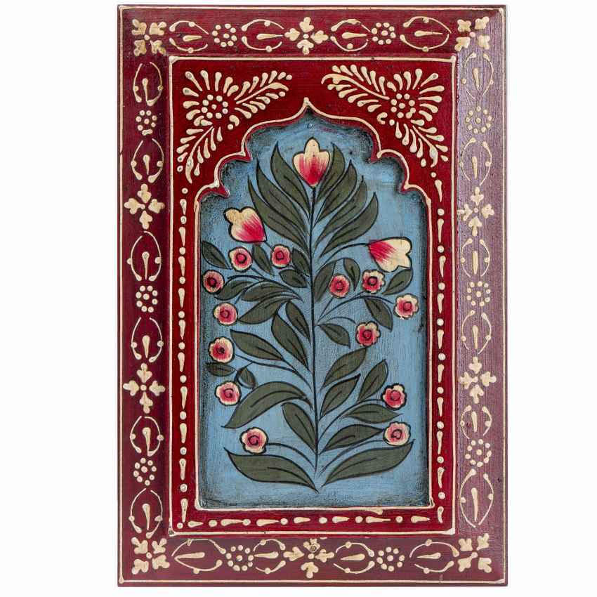 Artistic Hand-Painted Wooden Wall Frame | 12 x 8 inches