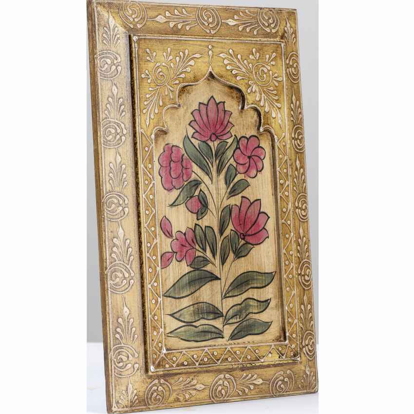 Artistic Hand-Painted Wooden Wall Frame | 12 x 8 inches