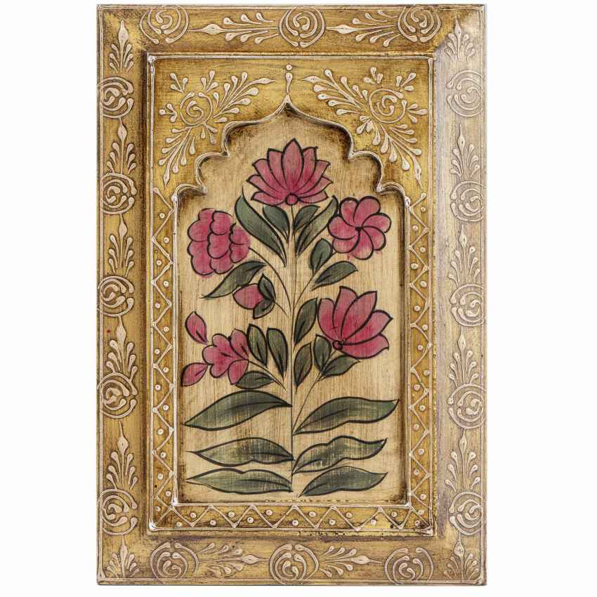 Artistic Hand-Painted Wooden Wall Frame | 12 x 8 inches