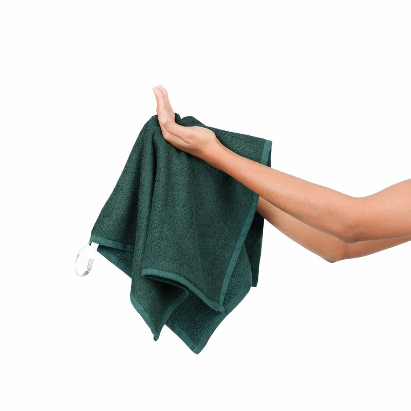 Banana x Cotton Assorted Towels | Set of 4 Bottle Green