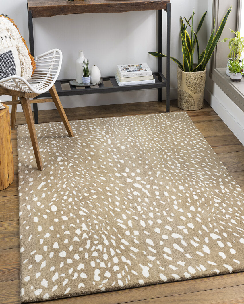 Athena Handtufted Woolen Canvas Carpet