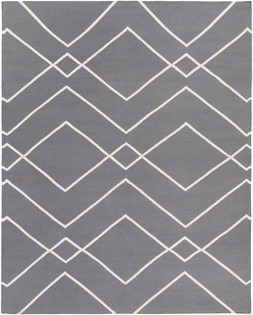 Gray Handwoven Atrium Cotton Stylish Carpet