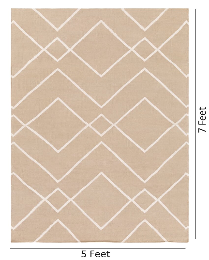 Tan Handwoven Atrium Cotton Carpet