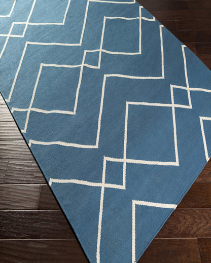 Denim Handwoven Atrium Cotton Stylish Carpet