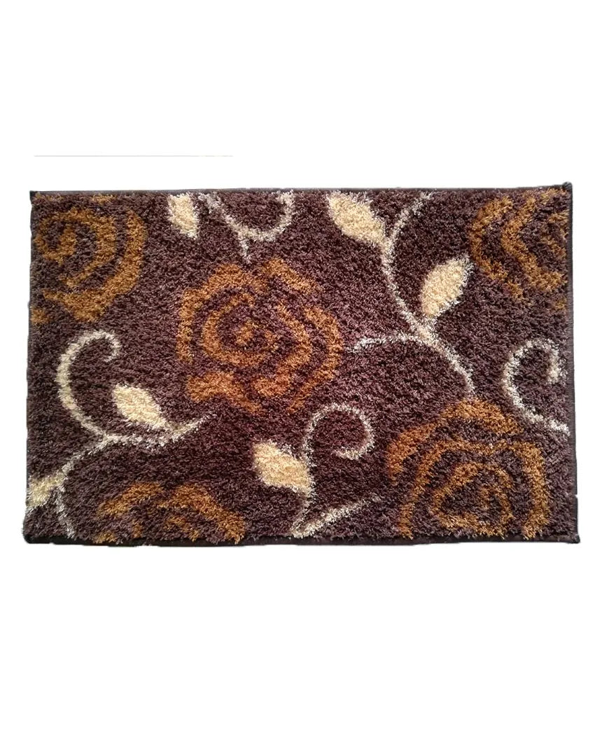 Brown Living Easy Home Designer Soft Anti Slip Bath Mat | 22 x 14 inches