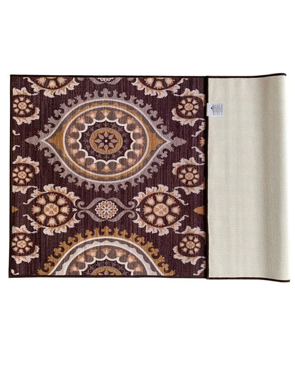 Persian Premium Anti Slip Printed Carpet | Multiple Colors | 5 x 3 ft