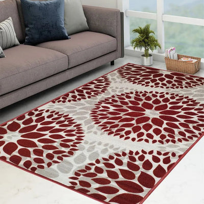 Eustaquio Living Elegance Premium Anti Slip Printed Carpet | 6 x 5 ft