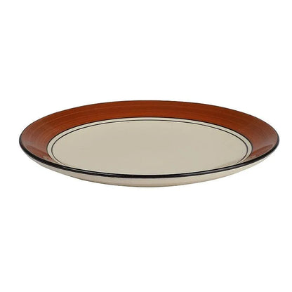 Diago Ceramic Dinner Plates | Set of 2 | 10 Inches