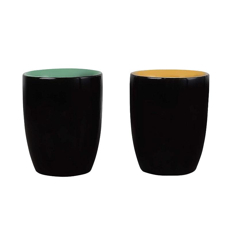 Abstract Ceramic Tea Mugs | Set of 2