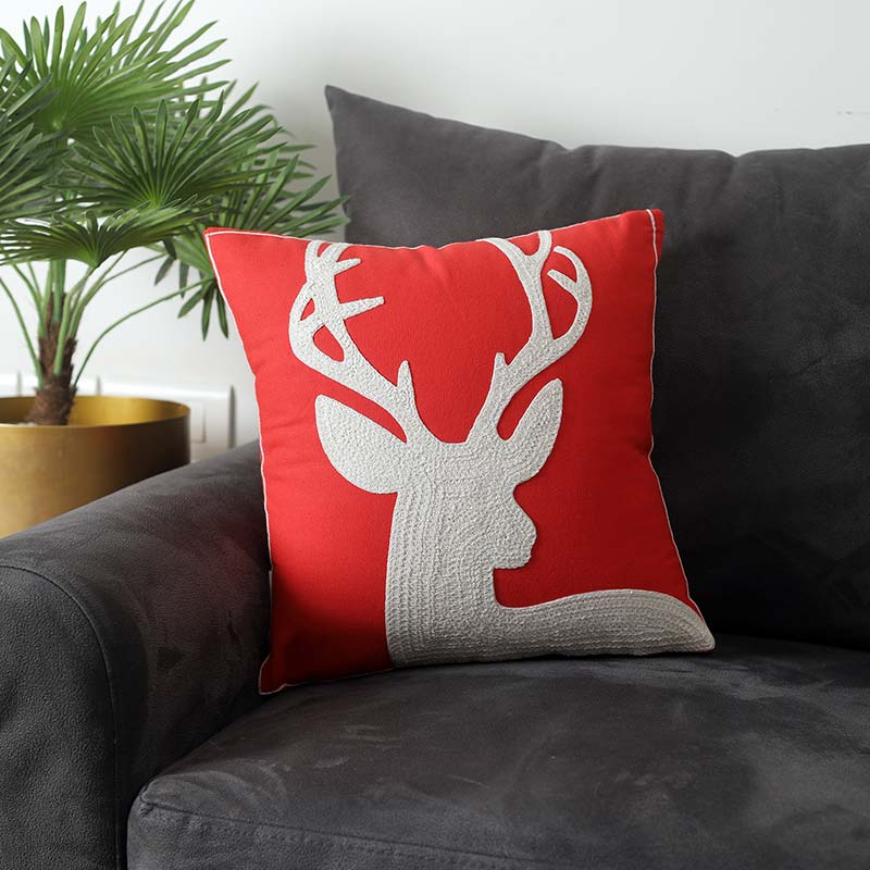 Christmas Reindeer Cushion Cover Default Title