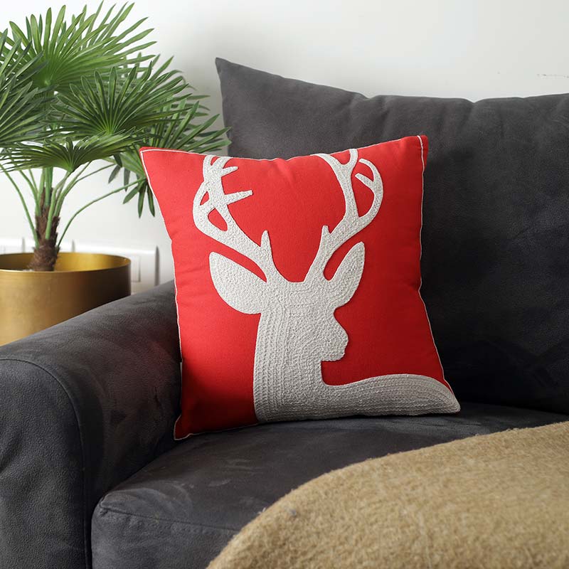 Christmas Reindeer Cushion Cover Default Title