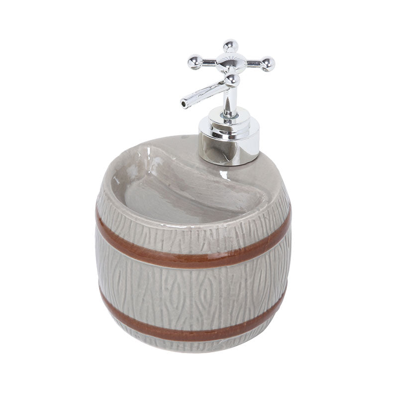 Barrel Soap Dispenser | 250ml | Multiple Colors Grey