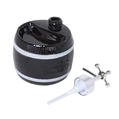 Barrel Soap Dispenser | 250ml | Multiple Colors Black