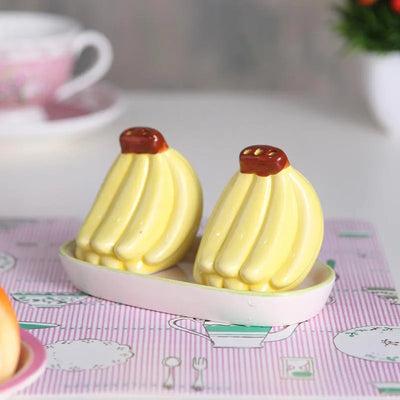 Bananas Salt and Pepper set with Tray Default Title