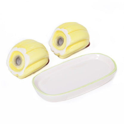 Bananas Salt and Pepper set with Tray Default Title