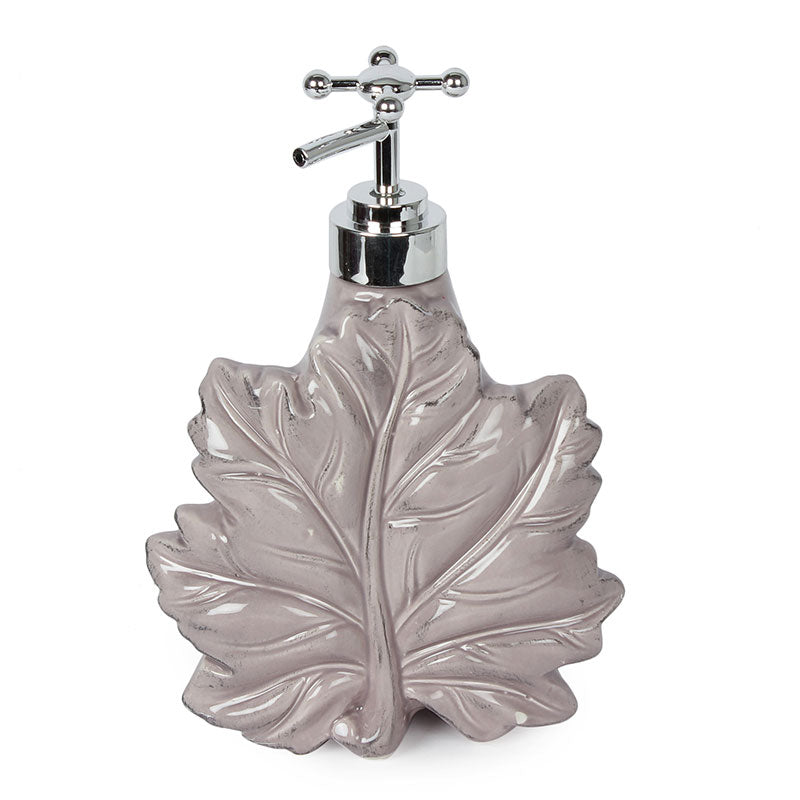 Maple Leaf Liquid Soap Dispenser | .250ml | Multiple Colors Pink
